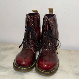 Dr. Martens Vegan Cherry Lace-Up Boots